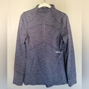 Gymshark Dry Womens Gray Quarter-Zip Pullover L